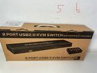 MT-VIKI 8 PORT USB KVM SWITCH MT-801UK-L WITH CONTROLLER AND CABLES