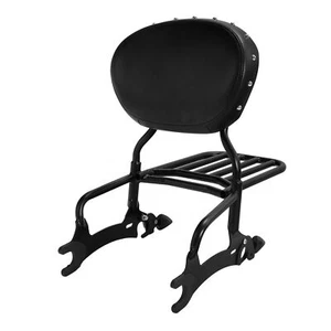 Backrest Sissy Bar Luggage Rack Fit For Indian Chieftain Dark Horse 2016-2024 20 - Picture 1 of 13