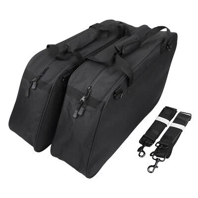 Saddlebag For Harley Electra Glide Classic FLHTC Road King FLHR Heritage Softail - Image 1 of 4