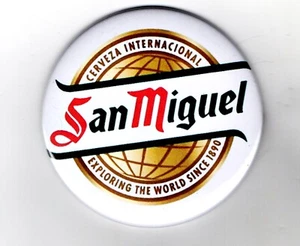 San Miguel Jumbo Fridge Magnet Beer Bar Ale 3" 75mm blade Sub pub lager 2 - Picture 1 of 4