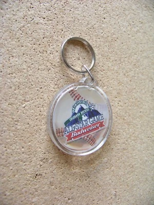 1998 AS All-Star Game Budweiser Colorado Rockies plastic key ring - Image 1 of 3