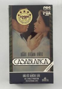 Casablanca VHS - New/ Sealed CBS FOX W Watermarks