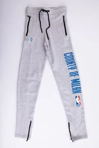 NUEVO CON ETIQUETAS MARCELO BURLON NBA Country of Milan Pantalones de chándal de algodón XXS - Imagen 1 de 7