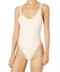 BCBG One Of The Boys One-Piece Swimsuit (Papaya) Women's Swimsuits One Piece SM - Picture 1 of 1
