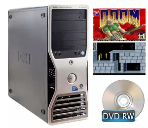 ORDENADOR DELL T3400 CPU INTEL Core2Duo 3D TARJETA GRÁFICA DOOM CIVILIZATION PRINCE - Imagen 1 de 1