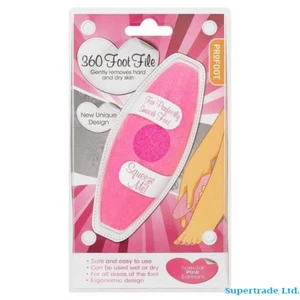 Profoot 360 Fuß Feile Fußpflege entfernt Schwielen harte trockene Haut effektiv rosa