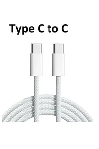 3 PCS USB C To USB C Fast Charging Cable For Samsung Iphone 15, 16 - Picture 1 of 4