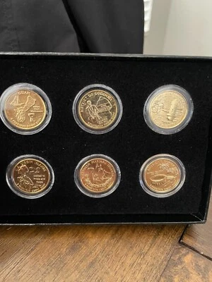 gold plated 2009 district of columbia and u.s. territories coin set - Image 1 of 4