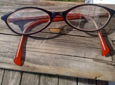 Vtg Glass Frame L.G.N.Y.I. Eyeglasses FRAMES 7593 Black 50 18 140 B U R - Image 1 of 4