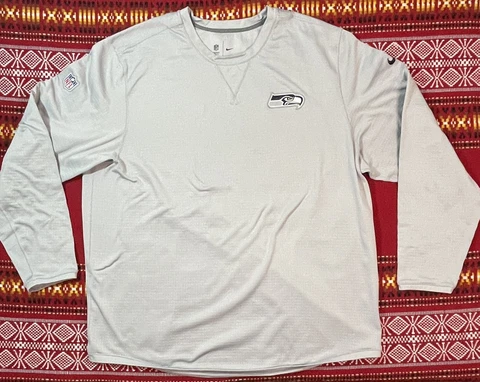 Nike Seattle Seahawks Pullover Mens 3XL Gray Modern Team Apparel 746489-052 Cover