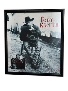 Toby Keith Framed Rare Promotional Poster Country Singer Artist Memorabilia - Picture 1 of 13