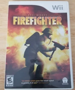Real Heroes: Firefighter (Nintendo Wii, 2009) Completo con Manual PROBADO EN EXCELENTE ESTADO! - Imagen 1 de 4