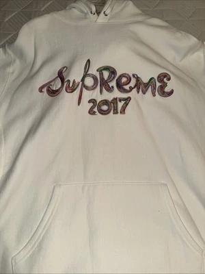 Supreme 2017 Script Hoodie - Image 1 of 4