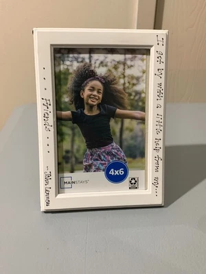 Marco de fotos blanco Mainstays de plástico 4 X 6" Friends -John Lennon Foto 1 de 4