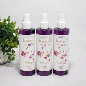 Violetas Francesas Cologne Spray Adults Violets Scent Violet Fragrance 3-PK 8 oz - Picture 1 of 4