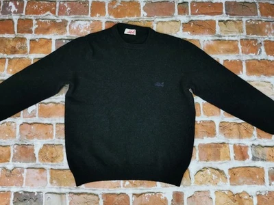 Best Company Vintage Knit Sweater Schure Wool Casual Black Size L Tip Top - Imagem 1 de 4