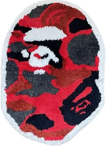 Tappeto Bape - fatto a mano e premium - 28 pollici L * 20 pollici L (70 * 50 cm) - tappeto Hypebeast -... - Foto 1 di 8