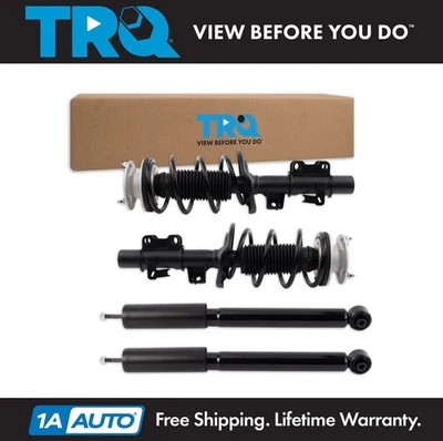 TRQ Front Rear Complete Strut & Shock Absorber Kit Fits 14-19 Cadillac CTS - Image 1 of 4