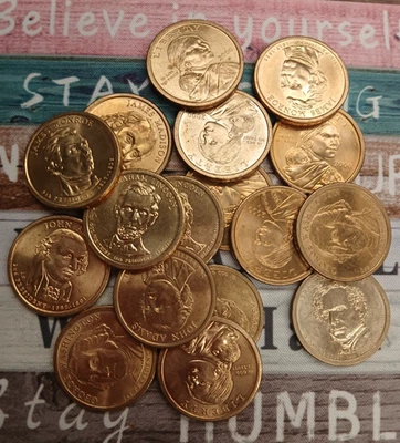 Sacagawea & Presidential Dollar Mix lot of 17 Coins    TP 10269 - Image 1 of 4