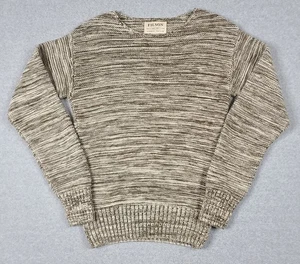 Filson Lake Quinault Women's XS Sweater Cream Olive Melange Marled Knit - Picture 1 of 8