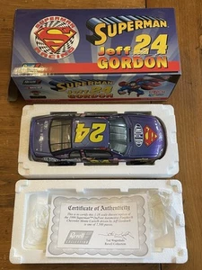 NASCAR Jeff Gordon Revell #24 1999 Superman DC Comics 1:18 Diecast ltd to 7,500 - Picture 1 of 4