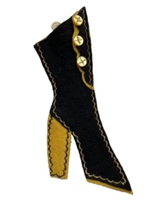 Felt Victorian Boot Hanging Holder 9" tall - Picture 1 of 2