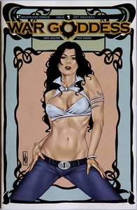 War Goddess #1 Art Nouveau Variant - Boundless Comics - Mike Wolfer - Pow Rodrix - Picture 1 of 1