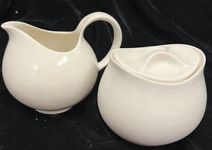 Crate & Barrel Royal Stafford Eva Zeisel Creamer and Sugar w/lid Set, Al-5 - Picture 1 of 3