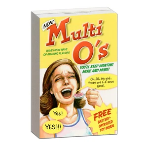 Divertida tarjeta de cumpleaños para adultos, "Multi-O's Cereal" de American Greetings + sobre - Imagen 1 de 4