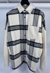 Palm Angels - Camisa bordada con logotipo a cuadros de gran tamaño talla: 48 talla XL - Imagen 1 de 14