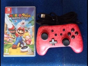Nintendo Switch Game Mario Rabbids Game) &(wired Controller) - Picture 1 of 9