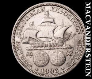 1893 Columbian Expo Commemorative Half Dollar - Scarce Better Date #C6651 - Picture 1 of 2