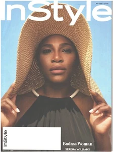 IN STYLE Magazine August 2018 Serena Williams Badass Woman Cover Beauty Fashion - Picture 1 of 1