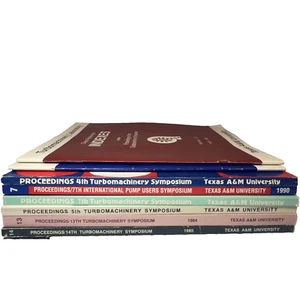 Turbomachinery Symposium Proceedings Lot (8) Texas A&M 1984–1990 Engineering - Picture 1 of 6
