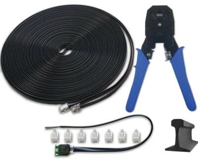 Digitrax ~ New 2025 ~ LocoNet Cable Maker Kit With Tester ~ LNCMK - Image 1 of 2