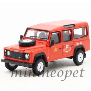 TSM MINI GT MGT00152 LAND ROVER DEFENDER 110 UK ROYAL MAIL POST BUS 1/64 ORANGE - Picture 1 of 3