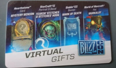 Warcraft Blizzcon 2013 Loot Card - Murkalot Elite Tauren Chieftain Hearthstone - Bild 1 von 2