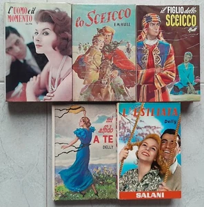 Lotto 5 libri I romanzi della rosa Delly Hull Glyn ed. Salani - Foto 1 di 3