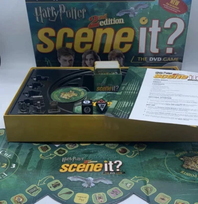 Harry Potter Scene It 2nd Edition DVD Board Game Mattel 2007 Complete Mint - Image 1 of 4
