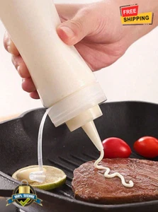 360 ml Squeeze Bottle for Sauces & Dressings - Leak-Proof, Reusable, Stackable - Picture 1 of 8