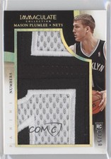 2013-14 Panini Immaculate Team Logos Numbers /50 Mason Plumlee #70 Rookie RC