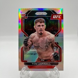 2022 Panini Prizm UFC Silver Prizm Tom Aspinall #134 Rookie RC