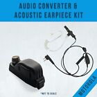 Audio Adapter Kit 2-Pin To Multi-Pin W/Earpiece For Motorola Radios Cp200, Cp88