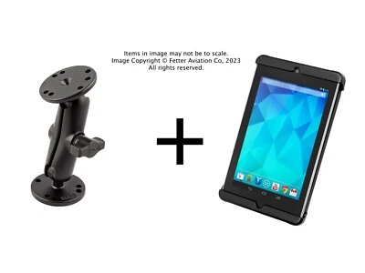RAM Drill-Down Mount for Samsung Galaxy Tab 3 Lite 7.0, Tab E 7.0, Others - Image 1 of 4
