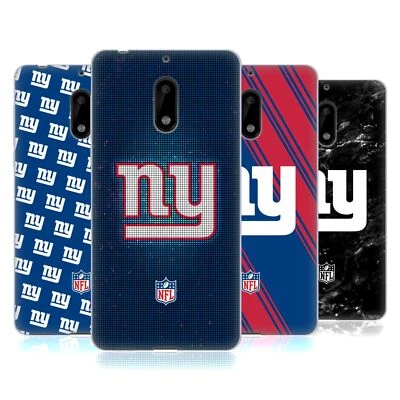 OFFICIAL NFL NEW YORK GIANTS ARTWORK SOFT GEL CASE FOR NOKIA PHONES 1 - Image 1 of 4