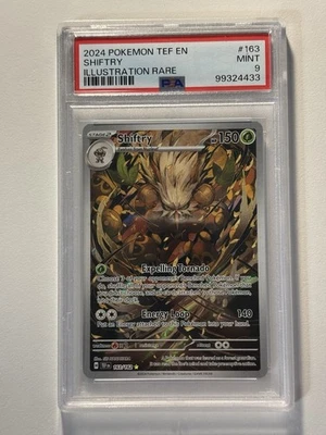 Shiftry 163/162 SV05: Temporal Forces Holo PSA 9 - Image 1 of 2