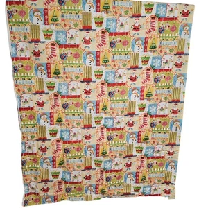 Jane Kitching Christmas Holiday Fabric Spectrix Snowman Santa Patchwork Crafting - Picture 1 of 15