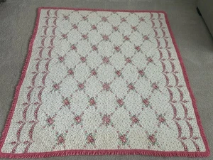 Vintage 50er Jahre Quilt 66x71 - Bild 1 von 5