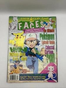Faces Magazine Featuring Pokemon - Issue #20 Mini Posters 151 Pokemon Vintage - Picture 1 of 7