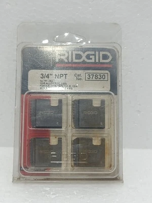 RIDGID 37830 3/4″ NPT PIPE THREADER DIE SET FOR OO-R 11-R 12-R THREADER NEW - Image 1 of 4